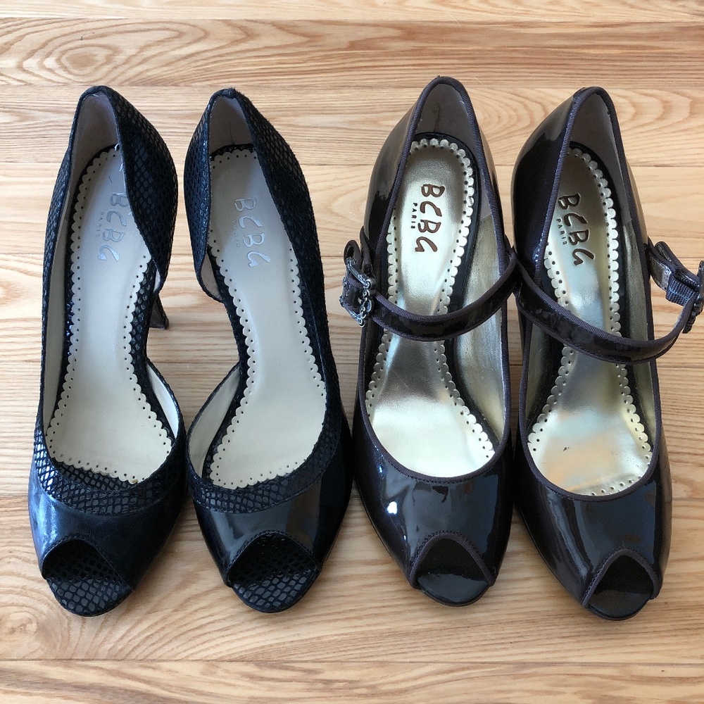 7.5 BCBG Pumps -like new